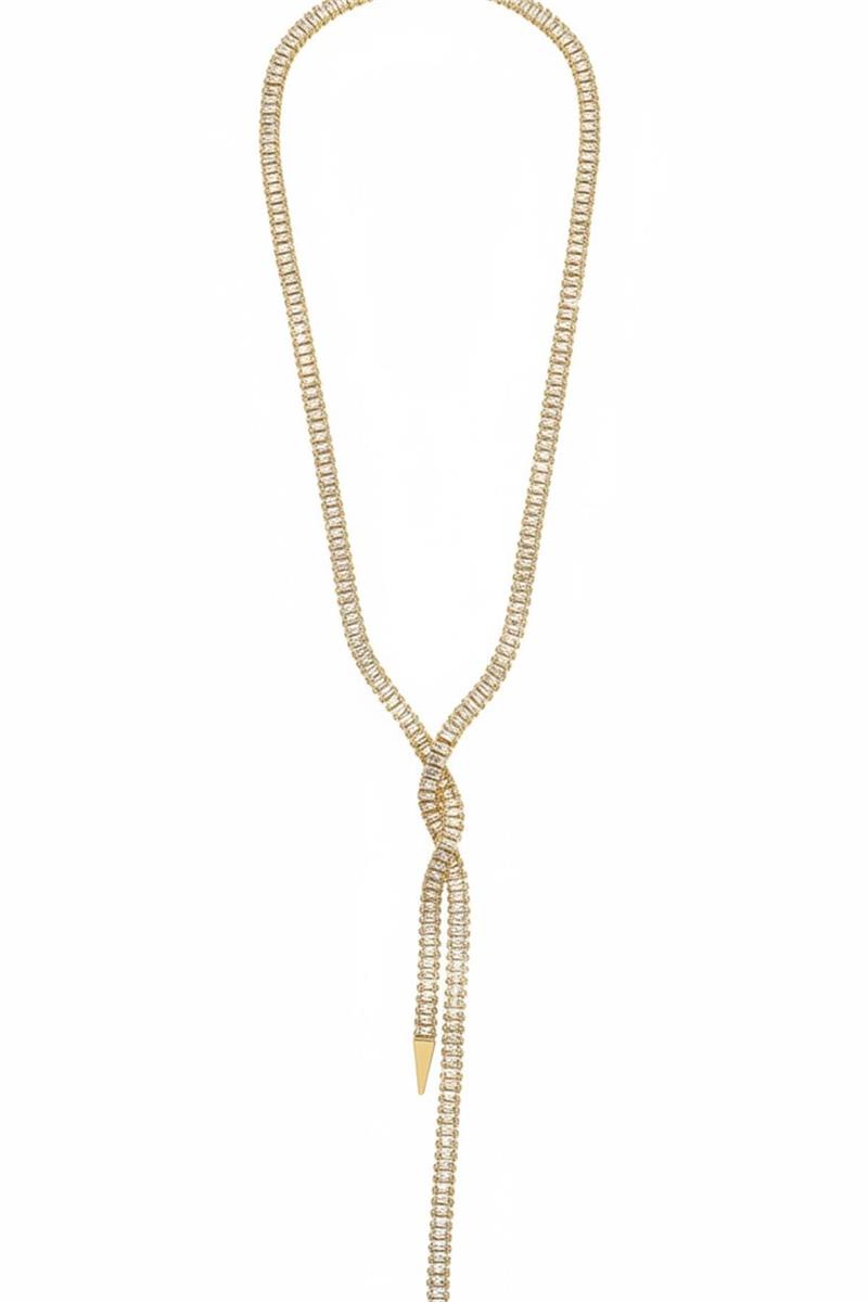 collana con intreccio esmeralda